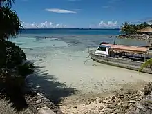 Nukunonu Lagoon in Tokelau.