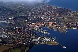 Aerial view of Nyborg