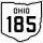 State Route 185 marker