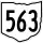 State Route 563 marker