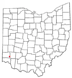 Location of Wetherington, Ohio