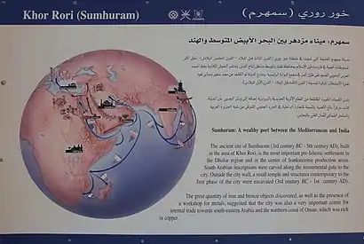 Information board of Sumhuram