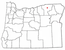 Location of Mission, Oregon