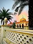 His dargah or mazar in Nagpur, India (21°6′53.05″N 79°7′23.38″E﻿ / ﻿21.1147361°N 79.1231611°E﻿ / 21.1147361; 79.1231611)