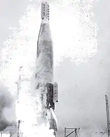 OV1-11 launch (installed in the nose SPP)