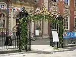 Wrought Iron Gates and Railings to Forecourt at Guildhall