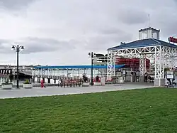 The Oakland Ferry Terminal at the north end of Jack London Square