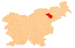 The location of the Municipality of Slovenska Bistrica