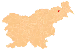 The location of the Municipality of Sveta Trojica v Slovenskih Goricah