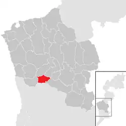 Location within Oberwart district