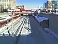 The former Transitway station in 2007, taken from above the Transitway