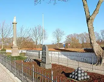 The Battle of Zealand Point Memorial in Odden Cemetery