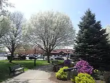 Odell Park looking toward Beverly Depot