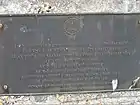 Memorial in Clonmacnoise commemorating men of County Offaly (then King's County) who fought in 1916: James Kenny, Kieran Kenny and Paddy McDonnell are named