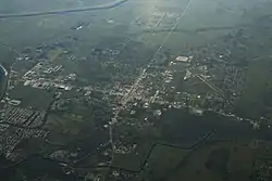 Aerial view of the city in 2013