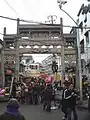 Market in Sipai Road (四牌路) in the Old City, southeast quadrant