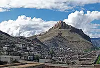 Old Gyantse and the Gyantse Dzong