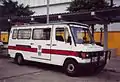 A retired Mercedes-Benz T1 Patrol Van.