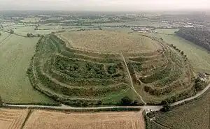 Old Oswestry hillfort remains, England