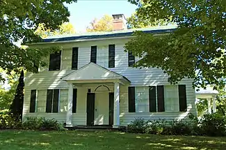 The Oliver Rice House, a historic home museum in Mayfield