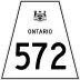 Highway 572 marker