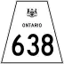 Highway 638 marker