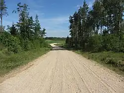 Road in Onuškis Eldership