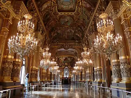 View of the Grand Foyer looking west