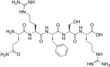 Chemical structure of opiorphin.