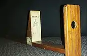 18th century style slide optometer