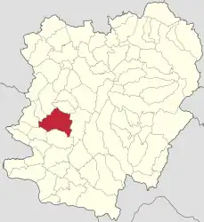 Location in Caraș-Severin County