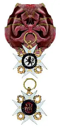 The Order of St Philip of the Lion of Limburg was created by the Limburg Stirum to reward persons of exceptional scientific, artistic or civil virtue.