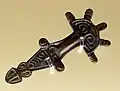 Early medieval jewellery, 5th-7th century, stirrup fibulae 02