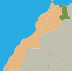 Location in Morocco