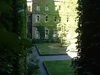 View into main courtyard