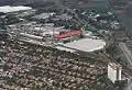 Aerial photograph of the glass factory