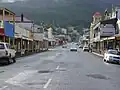 Looking east up Orr Street, with the post office tower mid right, 2010