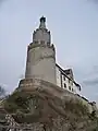 53-metre-high bergfried of the Osterburg in Weida, Thuringia