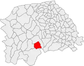 Location in Suceava County