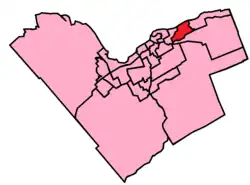 Location within Ottawa