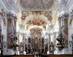 Interior of Ottobeuren Abbey