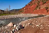 Ourika river itself