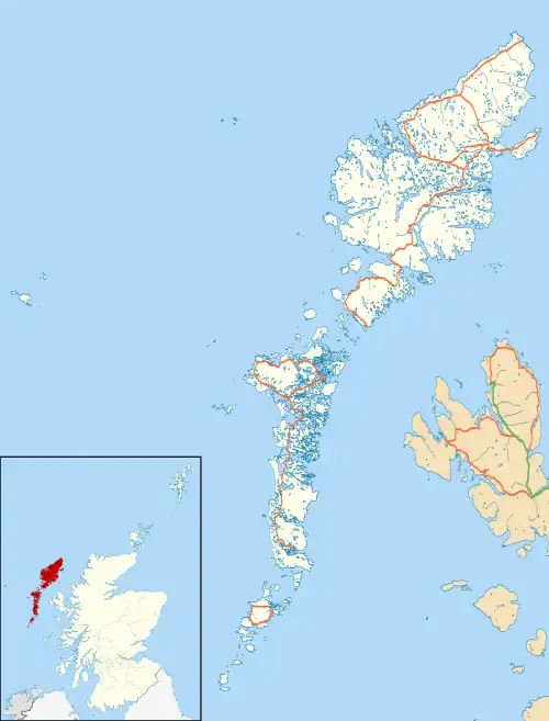 Branahuie is located in Outer Hebrides