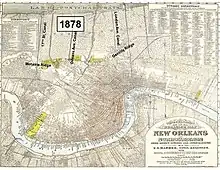 New Orleans' outfall canals in 1878