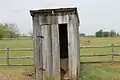 Outhouse at Johnson birthplace