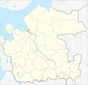 Shenkursk is located in Arkhangelsk Oblast