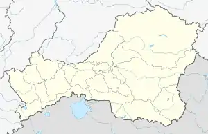 Erzin is located in Tuva Republic