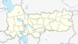 Plyushchevo is located in Vologda Oblast