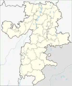 Lokomotivny is located in Chelyabinsk Oblast