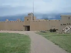 Bent's Old Fort outside view